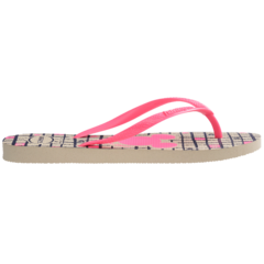 CHINELO HAVAIANAS SLIM DISNEY BEGE PALHA - Loja dos Chinelos
