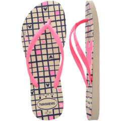 CHINELO HAVAIANAS SLIM DISNEY BEGE PALHA - loja online