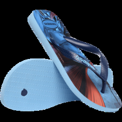 Chinelo Havaianas Top Heróis DC Azul Lavanda - Loja dos Chinelos