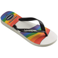 Havaianas Top Pride Branco/Preto na internet