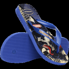 Chinelo Havaianas Top Marvel Classic Azul Naval - Loja dos Chinelos