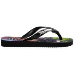 HAVAIANAS TOP INFANTIL MARVEL II PRETO - Loja dos Chinelos