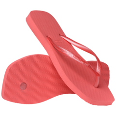 HAVAIANAS SLIM SQUARE CORAL TROPICAL - Loja dos Chinelos