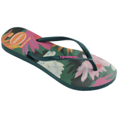 HAVAIANAS SLIM SUMMER BLISS VERDE PANTANAL - comprar online
