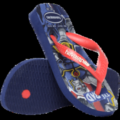 Chinelo Havaianas Kids Heróis DC Azul Marinho - Loja dos Chinelos