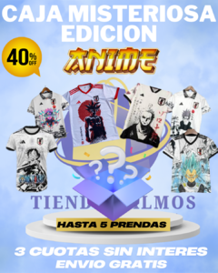 ¡¡MISTERY BOX CAMISETAS DE JAPON EDICION LIMITADA DE ANIME!! - comprar online