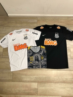 2x1 CAMISETA DE NEYMAR SANTOS 2025 TITULAR Y SUPLENTE+MUSCULOSA CRISTO REDENTOR DE REGALO/ENVIO GRATIS!! en internet