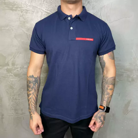 Camisa Polo PDA Azul - comprar online