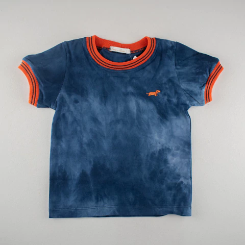 Camiseta Infantil Tie Dye com Bordado Cachorrinho - comprar online