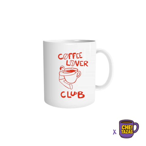 Taza cerámica Coffe Lover Club - comprar online