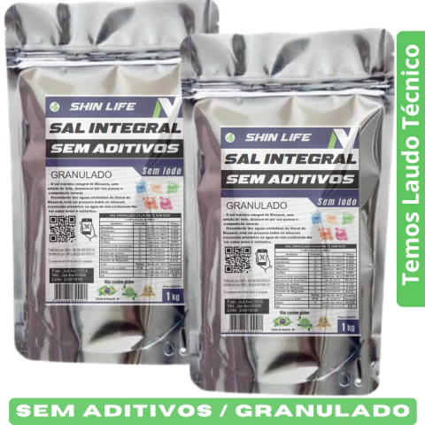 Sal Marinho Integral Sem Aditivos Granulado 2KG