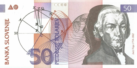 Eslovênia, 50 Tolarjev (1992) - comprar online