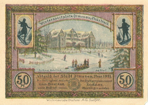 Turíngia, 50 Pfennigs - 1921 - comprar online