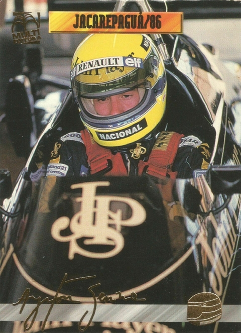Card Ayrton Senna 29 (Perfil de um Herói) Jacarepaguá - 1986 - comprar online