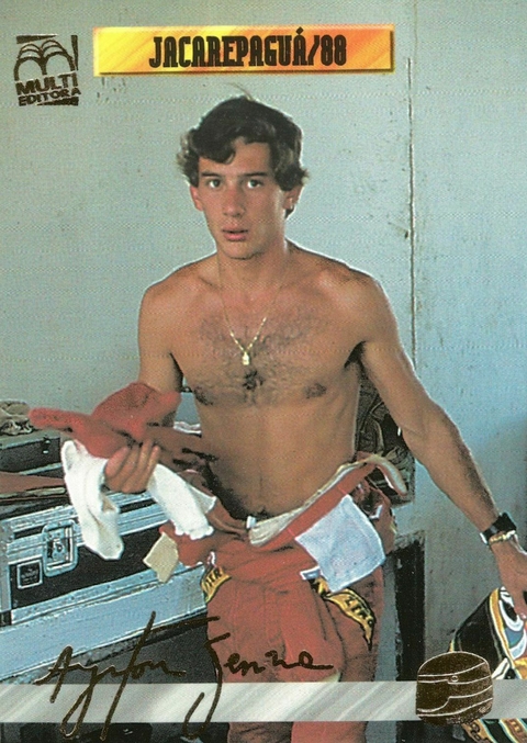 Card Ayrton Senna 26 (Perfil de um Herói) Jacarepaguá - 1984 - comprar online