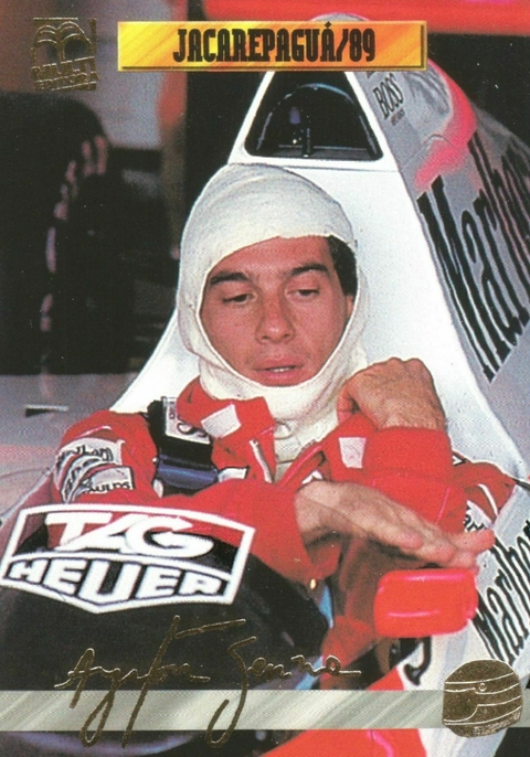 Card Ayrton Senna 36 (Perfil de um Herói) Jacarepaguá - 1989 - comprar online