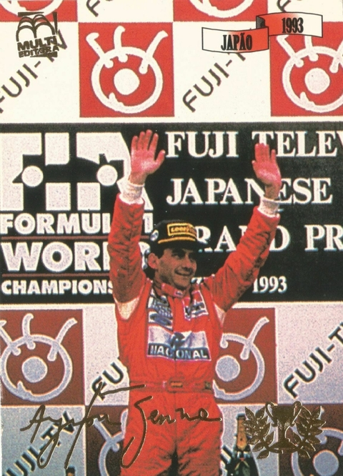 Card Ayrton Senna 74 (Perfil de um Herói) Japão - 1993 - comprar online