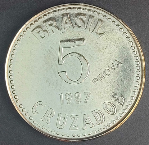 Brasil, 5 Cruzados - 1987 (Prova) - comprar online