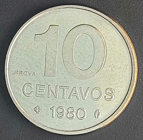 Brasil, 10 Centavos - 1980 (Prova) - comprar online