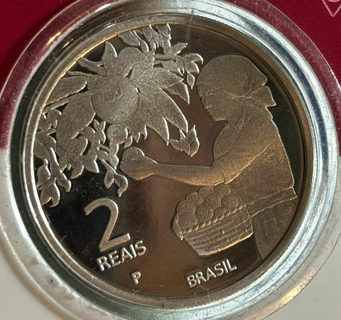 Brasil, 2 Reais (2008) - Centenário da Imigração Japonesa no Brasil - Prova - comprar online
