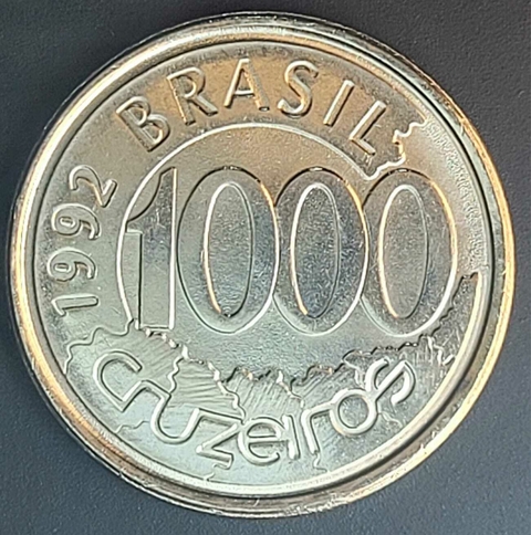 Brasil - 1000 Cruzeiros, 1992 FC - comprar online