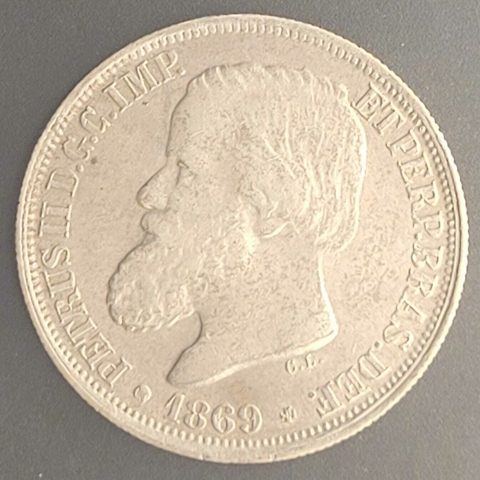 Brasil, 200 Réis - 1869 (Terceiro Sistema) C.L - comprar online