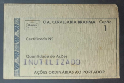 Brasil, CIA. Cervejaria Brahma (Cupão) - comprar online