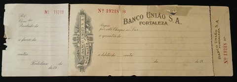 Cheque Banco União S.A. - Fortaleza - comprar online