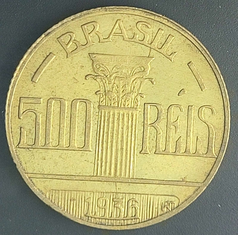 Brasil, 500 Réis (Regente Feijó) - 1938 - comprar online
