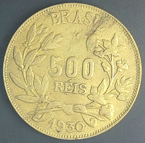 Brasil, 500 Réis - 1930 - comprar online