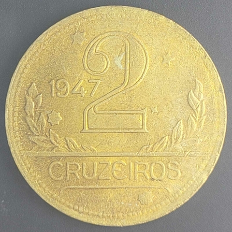 Brasil, 2 Cruzeiros - 1947 - comprar online