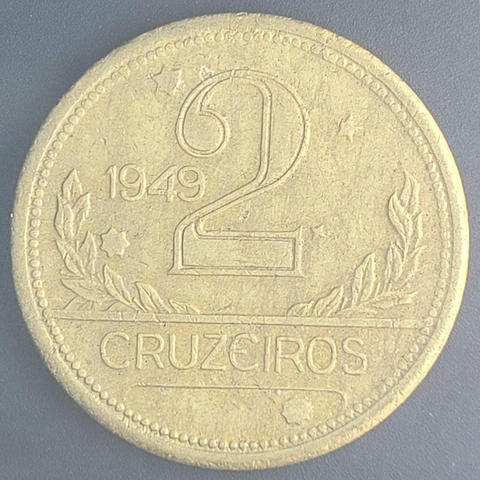 Brasil, 2 Cruzeiros - 1949 - comprar online