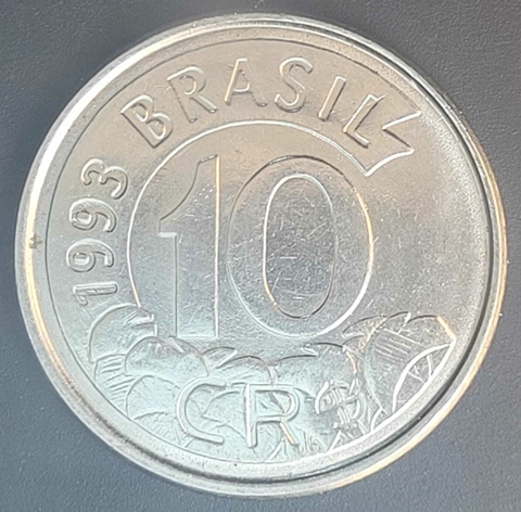 Brasil, 10 Cruzeiros Reais (Tamanduá) - 1993 - comprar online