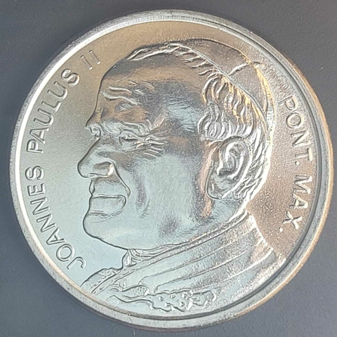 Brasil, Medalha da Visita do Papa João Paulo II ao Brasil no Santuário de Nossa Senhora Aparecida - 1991 - comprar online