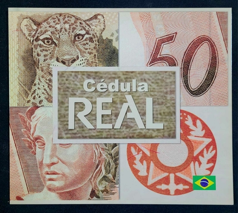 Folder Para Cédula de 50 Reais ( 1ª Família ) - comprar online