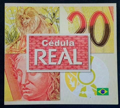 Folder Para Cédula de 20 Reais ( 1ª Família ) - comprar online