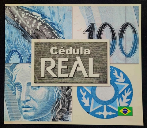 Folder Para Cédula de 100 Reais ( 1ª Família ) - comprar online