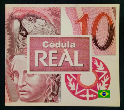 Folder Para Cédula de 10 Reais da 1ª Família ( Somente o Folder ) - comprar online