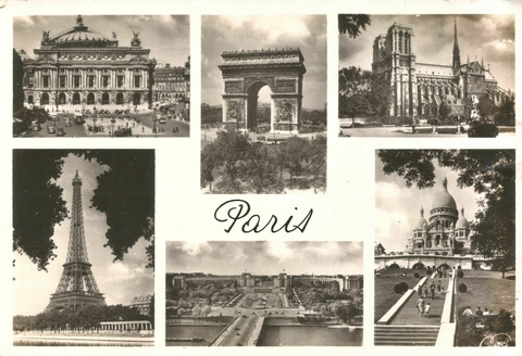 França, Postcard de Paris - comprar online