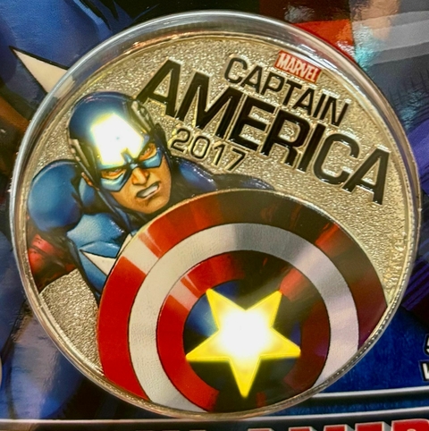 Fiji, ½ Dólar (Capitão America) - 2017 - comprar online