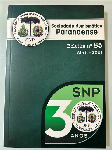 Sociedade Numismática Paranaense - Boletim 85 (2021) - comprar online