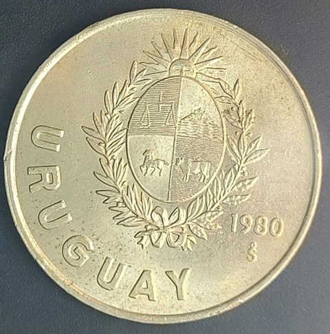 Uruguai, 1 Novo Peso - 1980 - comprar online