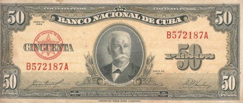 Cuba, 50 Pesos - 1958 - comprar online