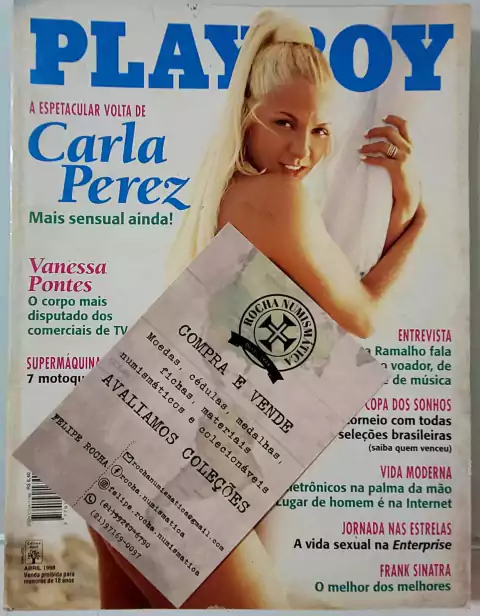 Carla Perez - Playboy (1998) - comprar online