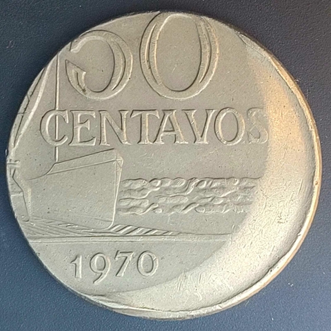 Brasil, 50 Centavos 1970 - Boné - comprar online