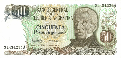 Argentina, 50 Pesos - 1988 - comprar online