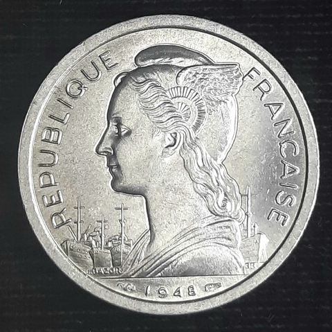 Reunião, 2 Francos (Ensaio) - 1948 [FC] - comprar online