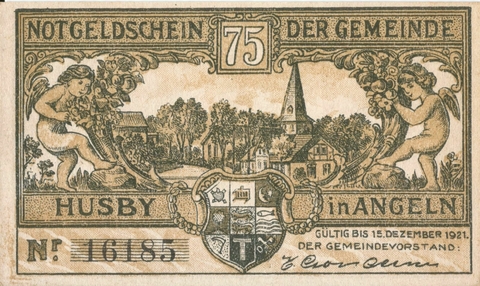 Prússia, 75 Pfennigs - 1921 - comprar online