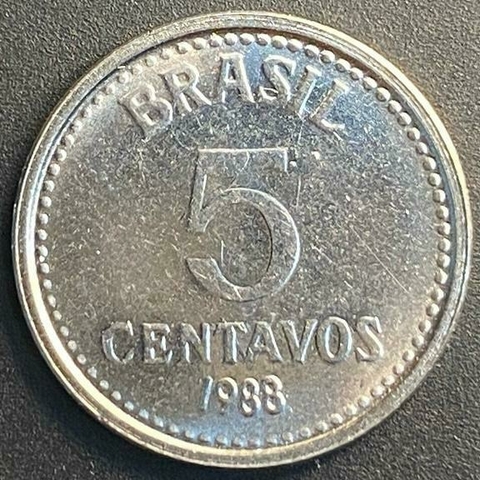 Brasil, 5 Centavos - 1988 - comprar online