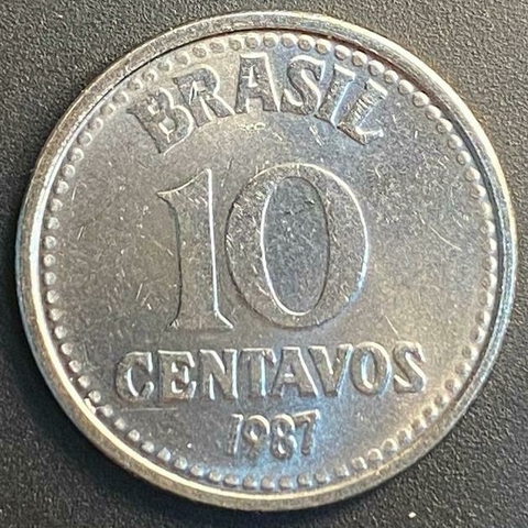 Brasil, 10 Centavos - 1987 - comprar online